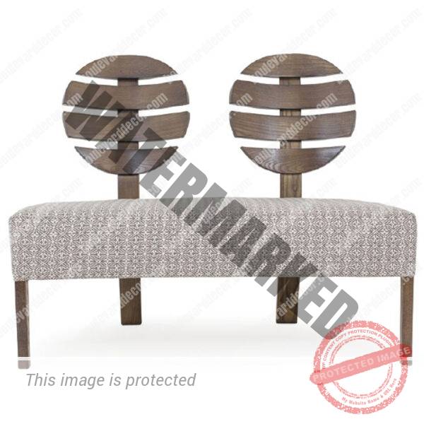 Chelsea Showwood Two Seater Accent Seating