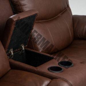 Christopher 2-Seater Cinema Recliner – Cinnamon