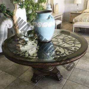 Classical Round Detail Entrance Table