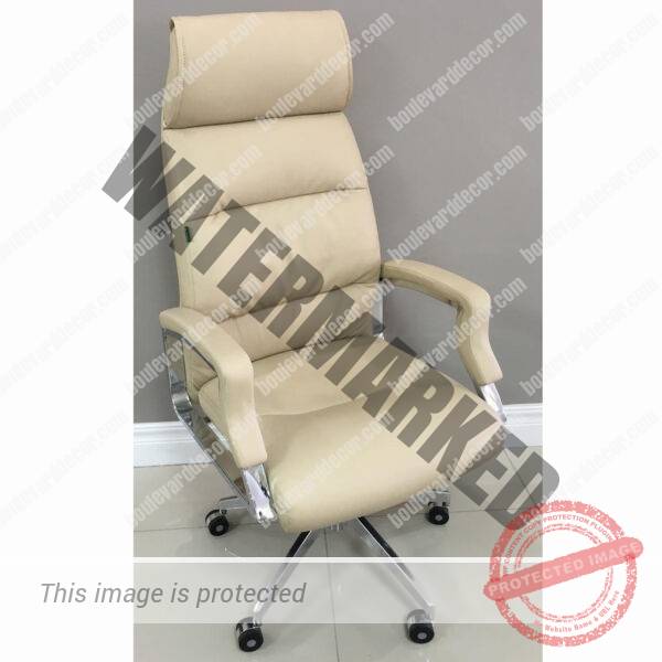 Executive Chair Padded Cream