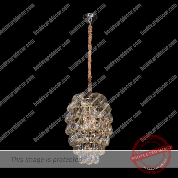 Diana Amber Crystal Chandelier