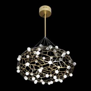 LED Golden Honeycomb Pendant