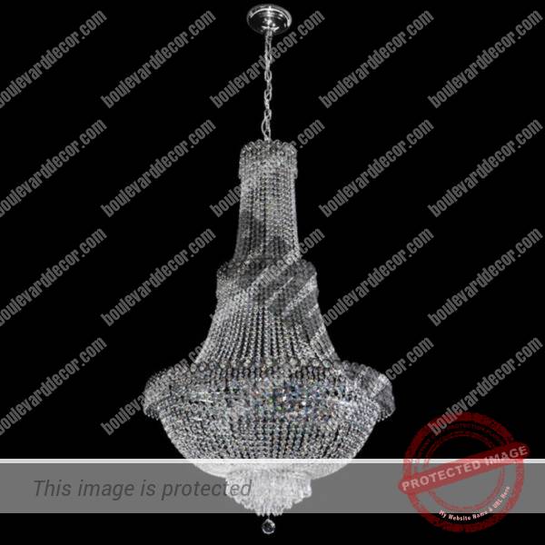 Large Basket K9 Crystal Chandelier