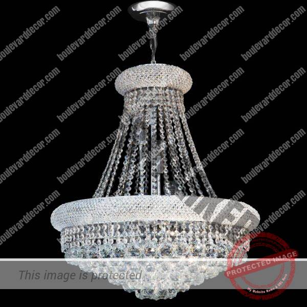 Medium Basket K9 Crystal Chandelier