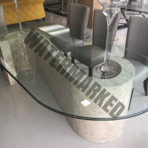 Marble Light Dining Table