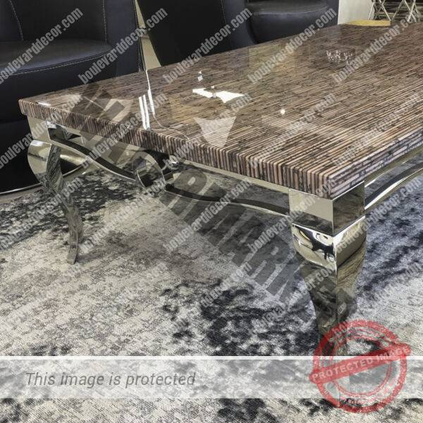 Stone Top Coffee Table