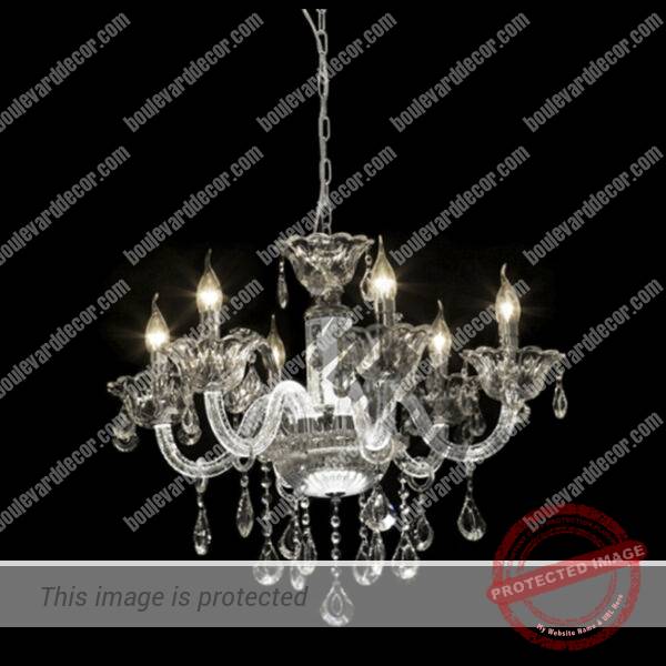 K9 Crystal Chandelier with LED Arms